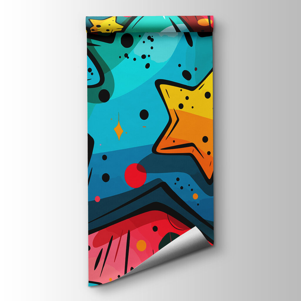 Estrellas tipo graffiti — vista del producto