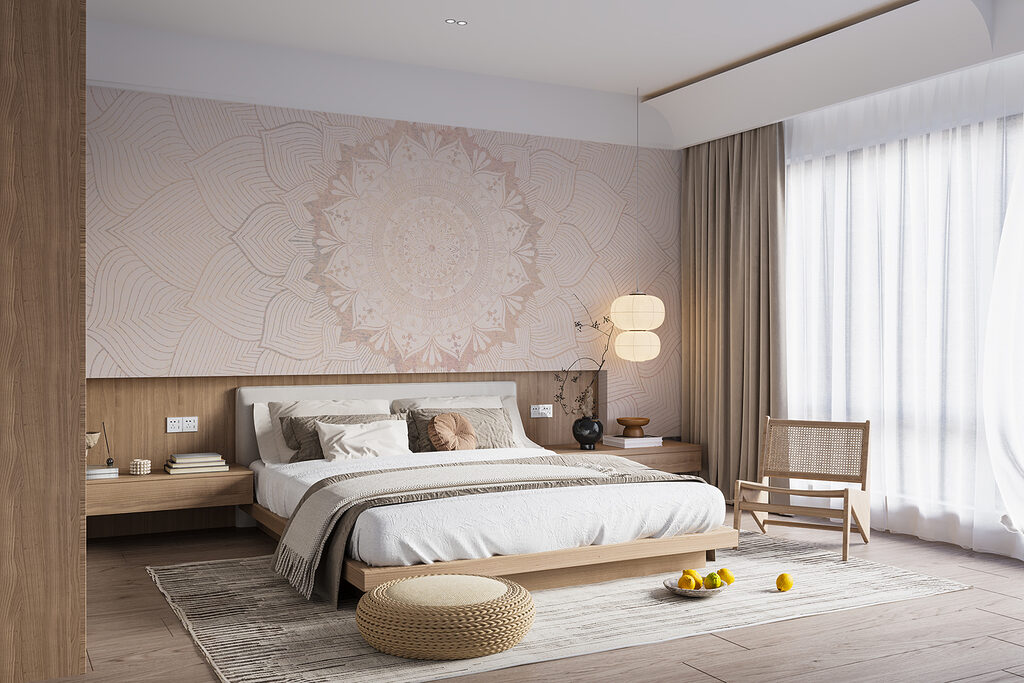 Mandala de trazo fino — interior 1