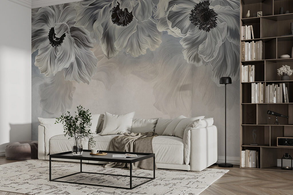 Flores grises desde arriba — interior 2