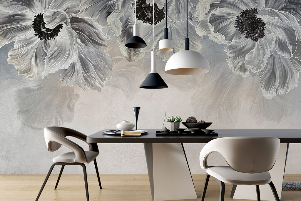 Flores grises desde arriba — interior 4