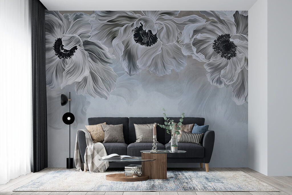 Flores grises desde arriba — interior 2