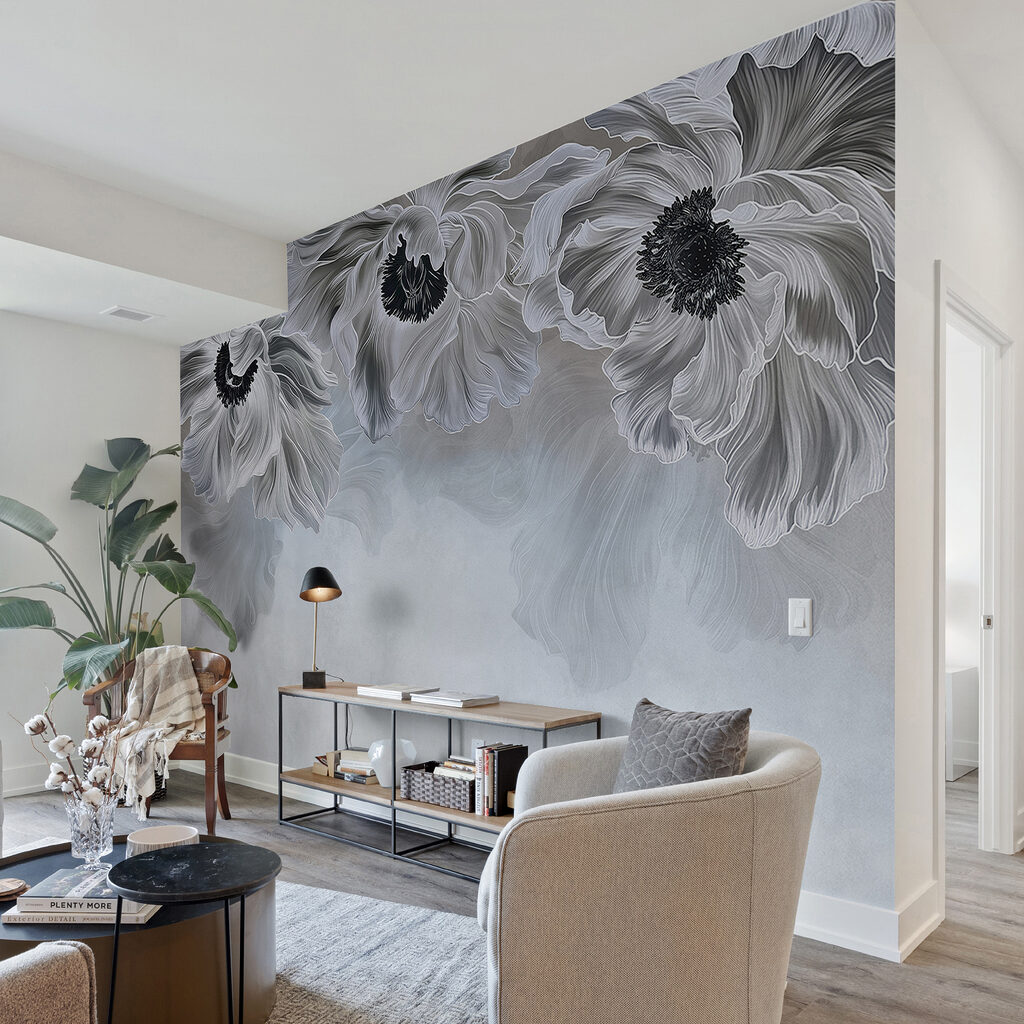 Flores grises desde arriba — interior 4
