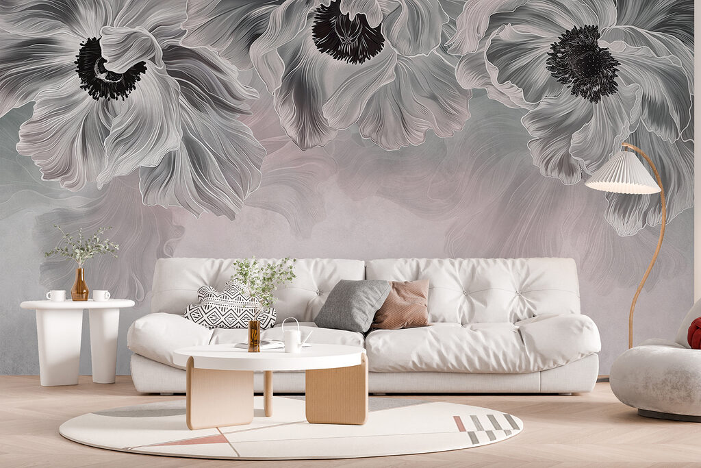 Flores grises desde arriba — interior 3