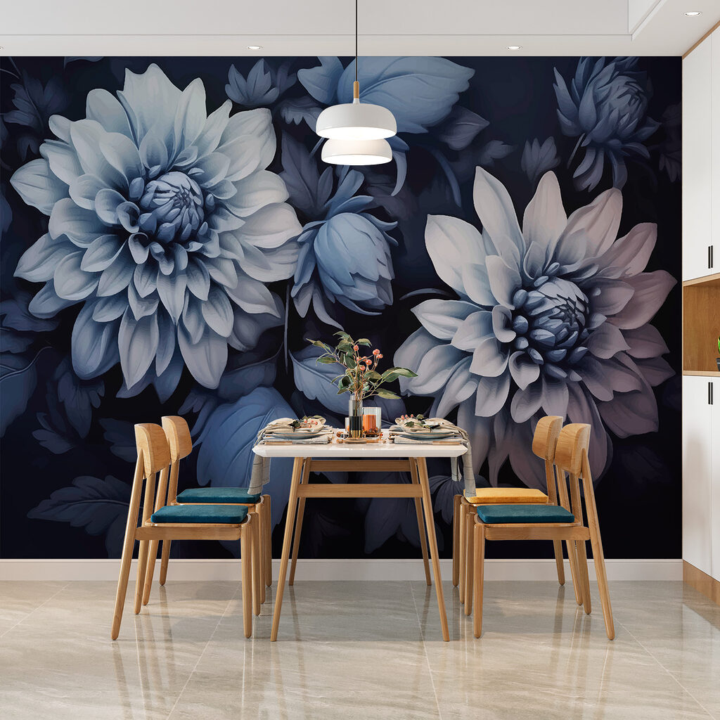 Dalias azules nocturnas — interior 2