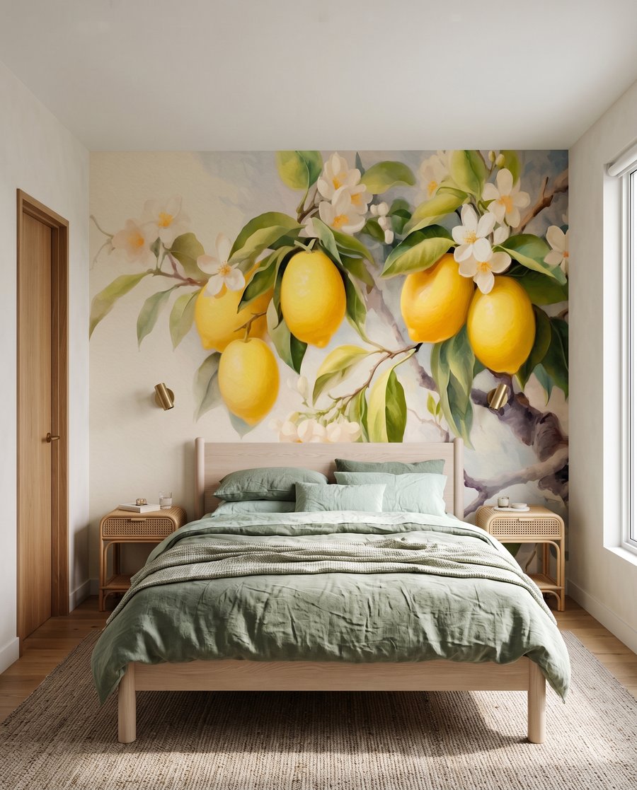 Limones con flores blancas — interior 2