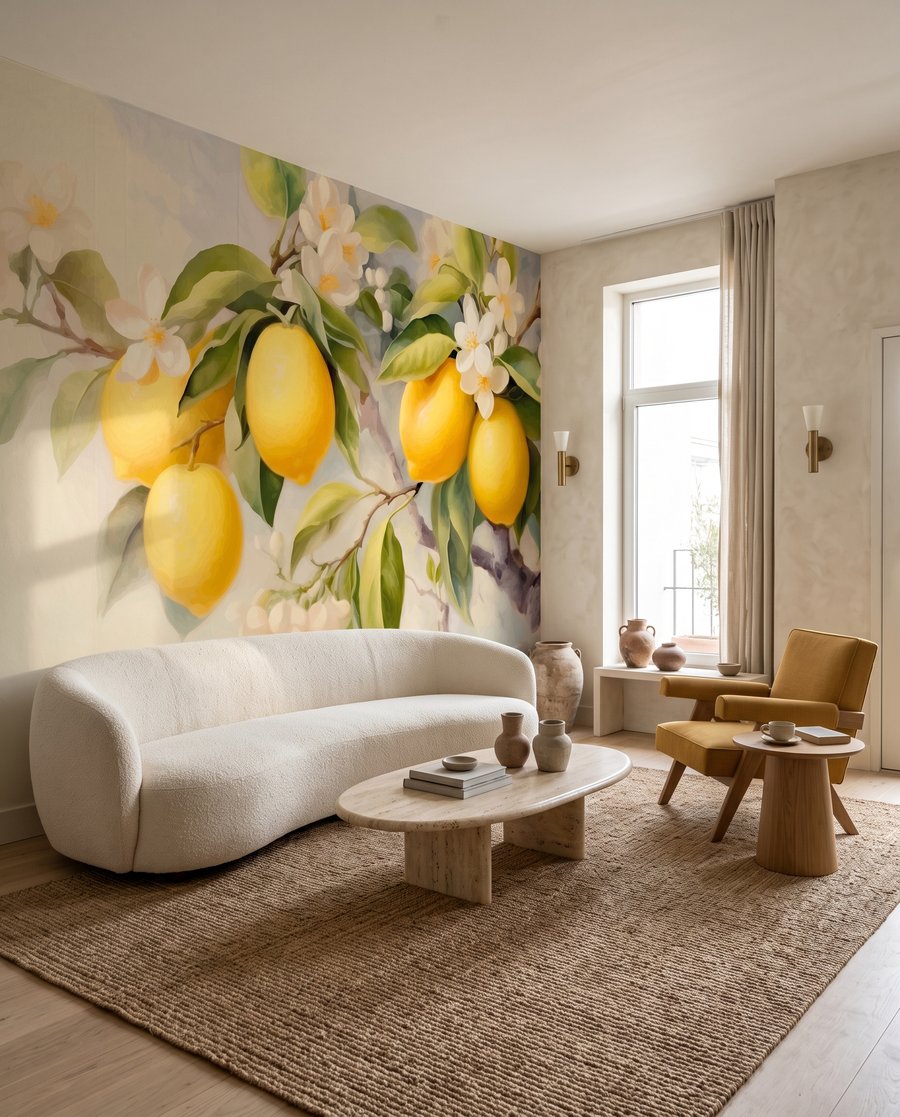 Limones con flores blancas — interior 3