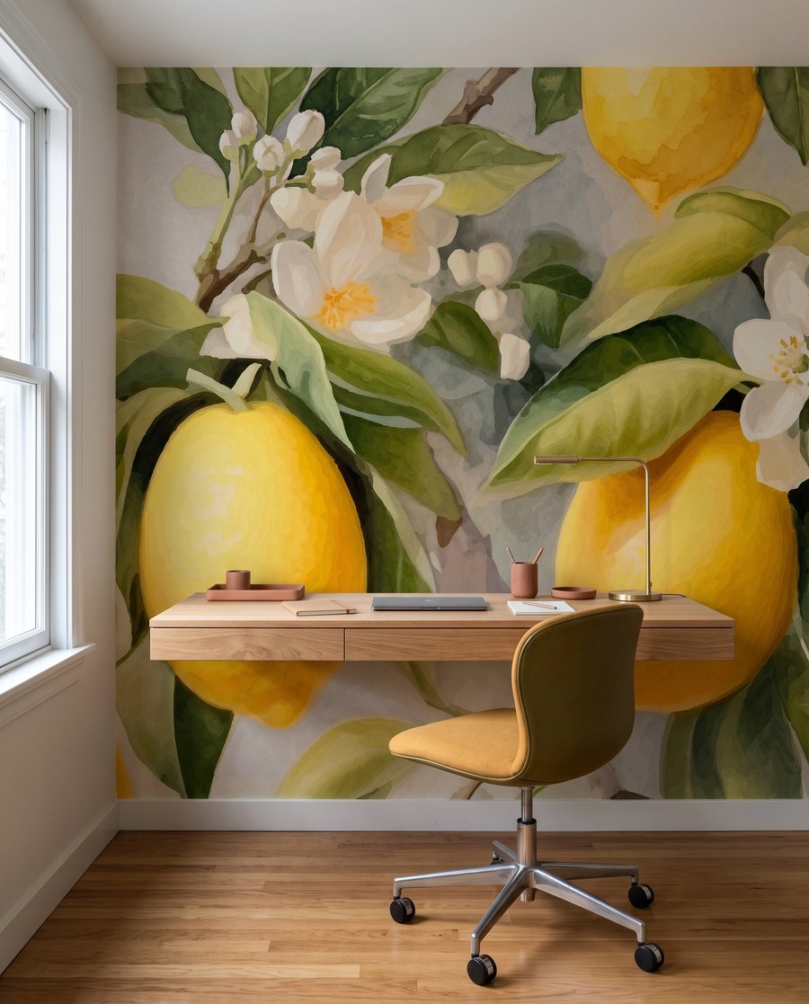 Limones con flores blancas — interior 5