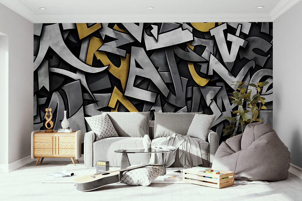 Letras en capas oscuras — interior 1