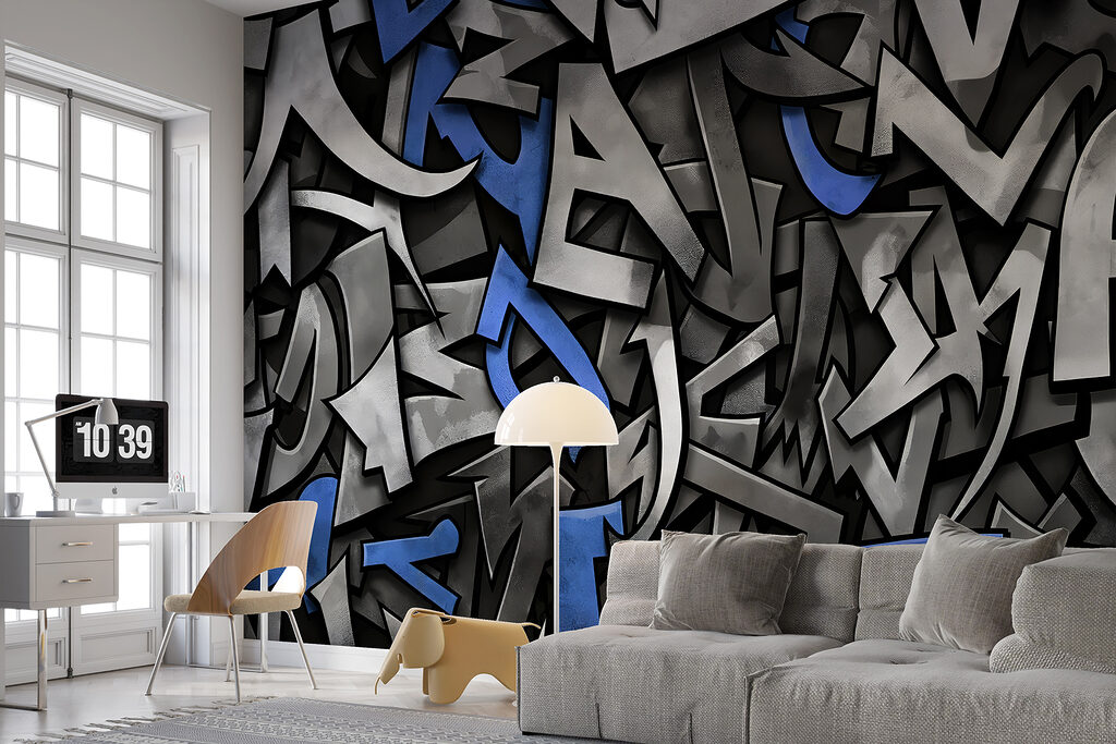 Letras en capas oscuras — interior 2