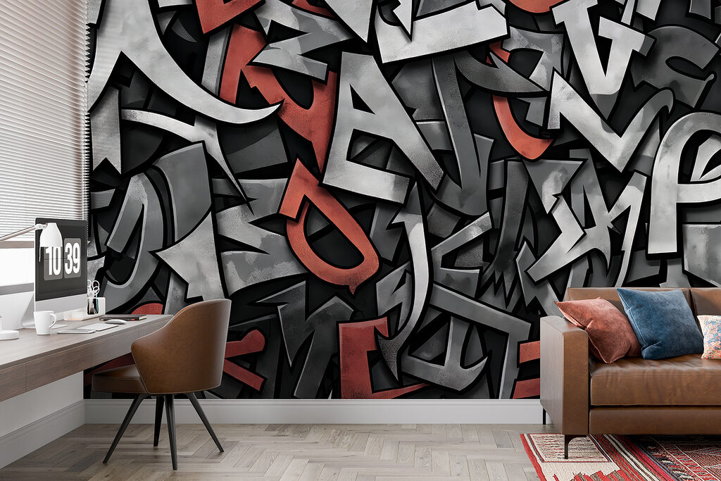 Letras en capas oscuras — interior 2