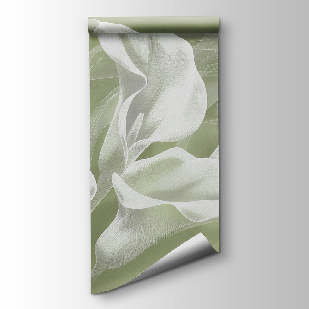 Callas blancas en curvas — vista del producto