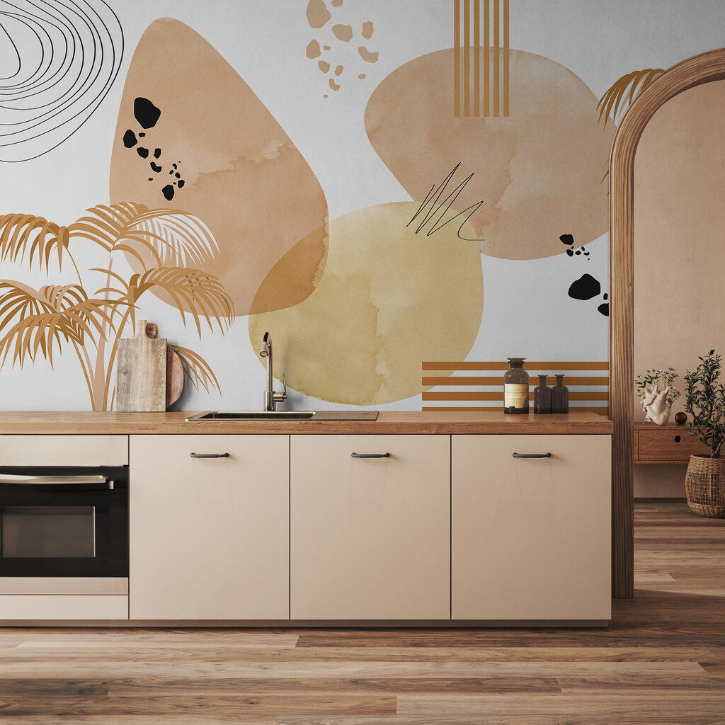 Palmeras entre formas — interior 1