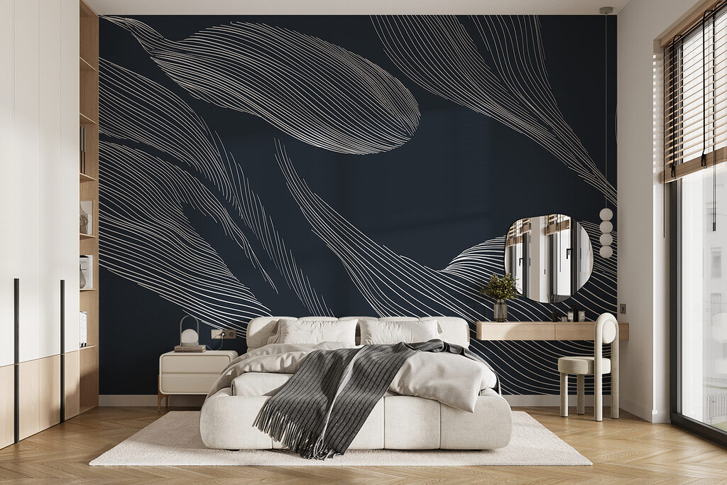 Hojas en líneas finas — interior 1