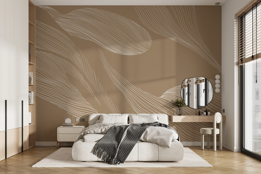 Hojas en líneas finas — interior 1