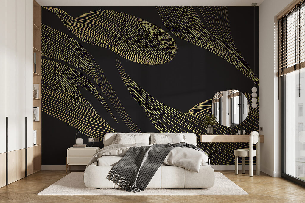 Hojas en líneas finas — interior 1