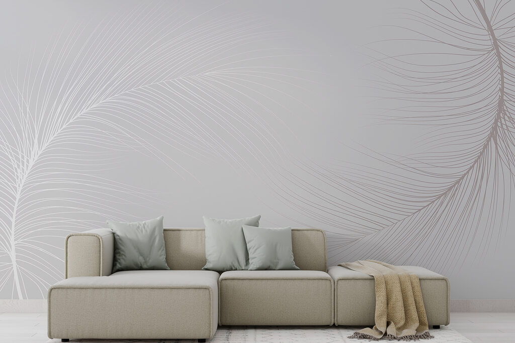 Líneas blancas de plumas — interior 3