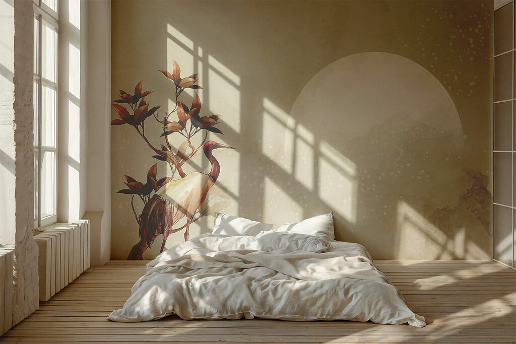 Grulla bajo la luna — interior 1