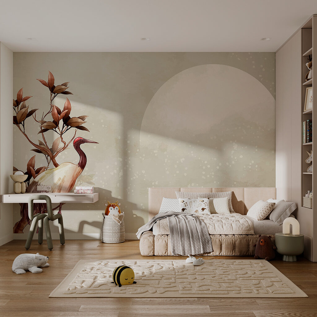 Grulla bajo la luna — interior 2