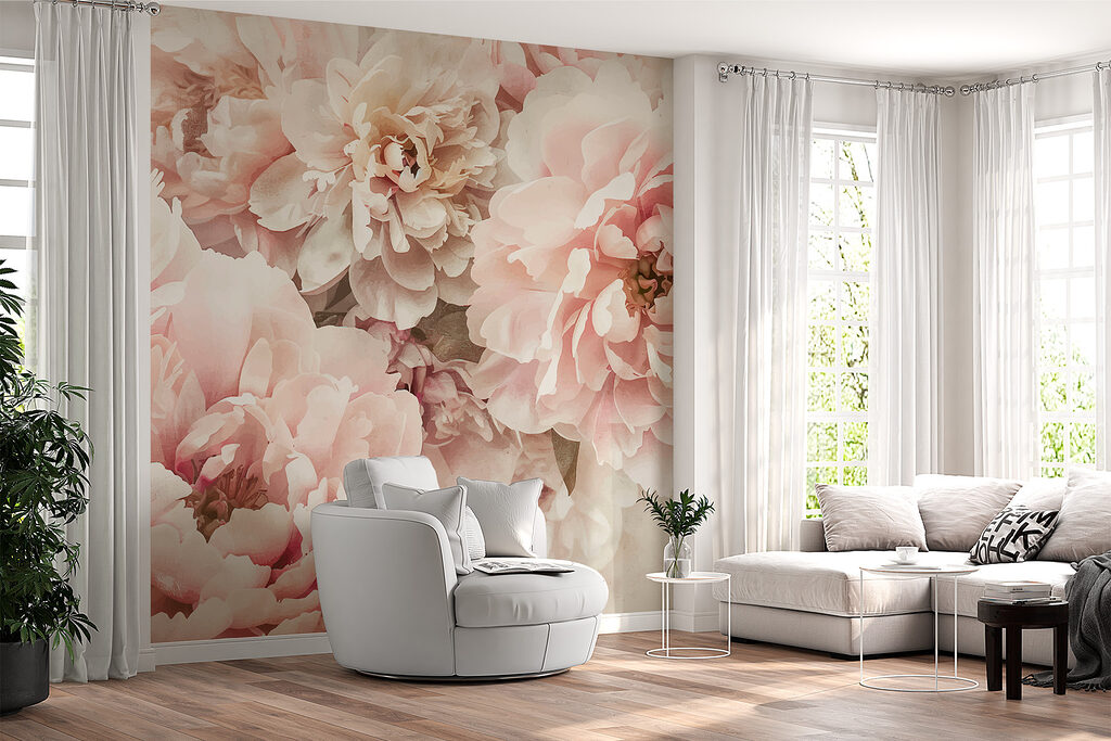 Flores rosa empolvado — interior 2