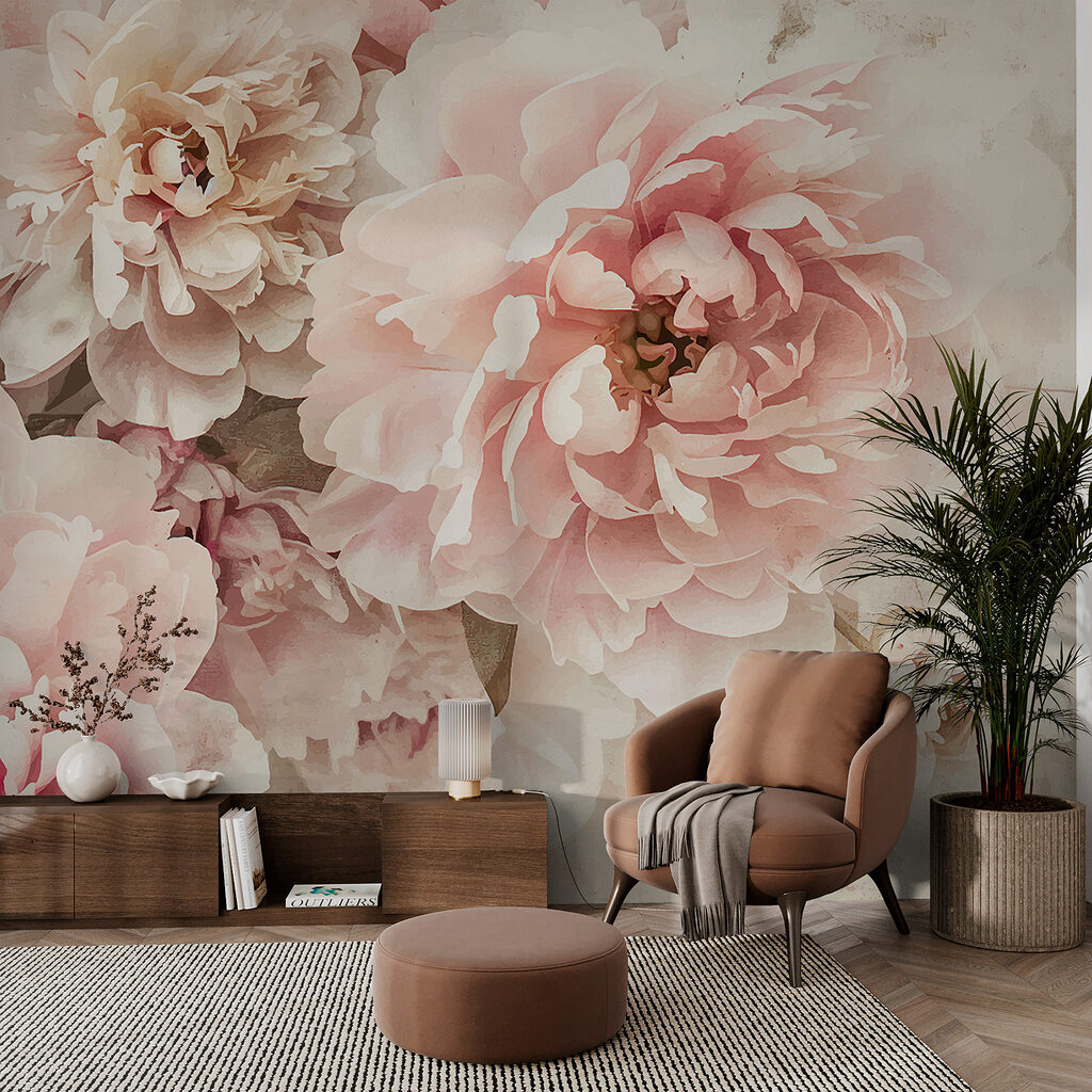 Flores rosa empolvado — interior 3