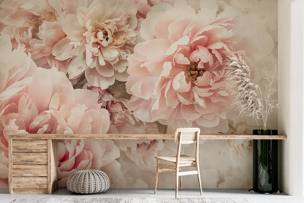 Flores rosa empolvado — interior 5
