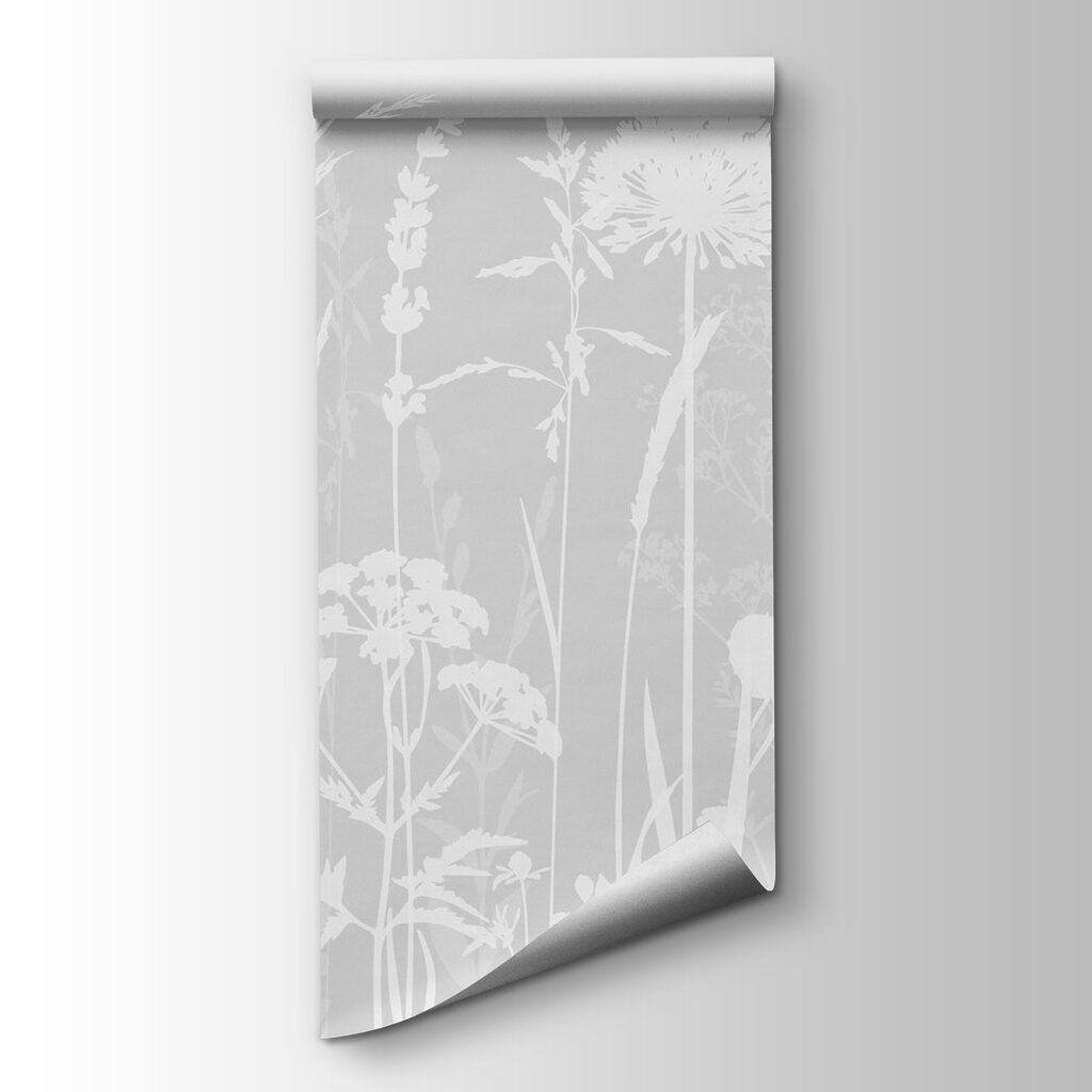 Prado de flores blancas — vista del producto