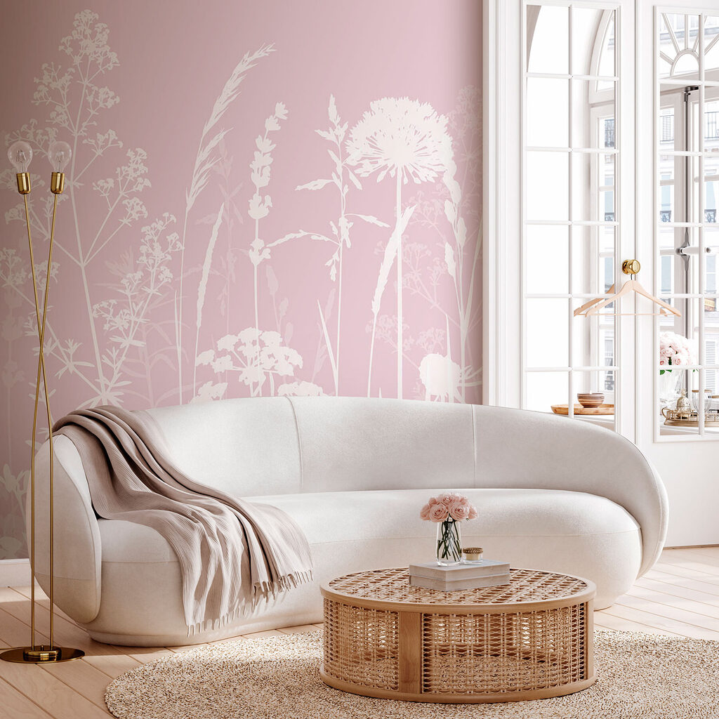 Prado de flores blancas — interior 1