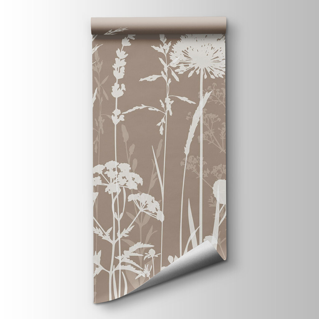 Prado de flores blancas — vista del producto