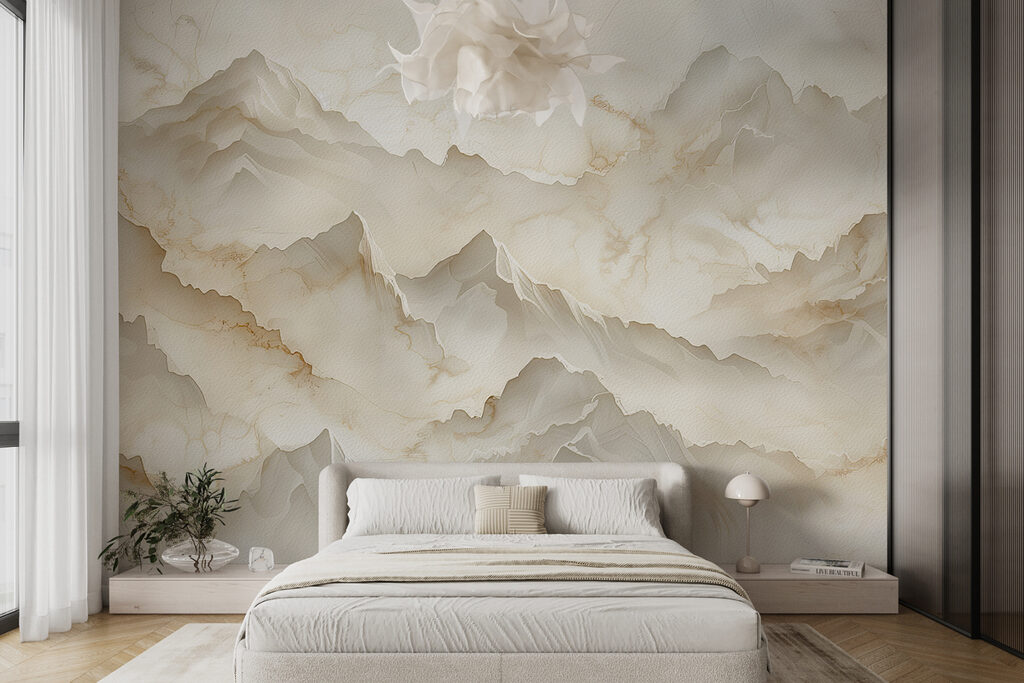 Montañas en tonos crema — interior 2