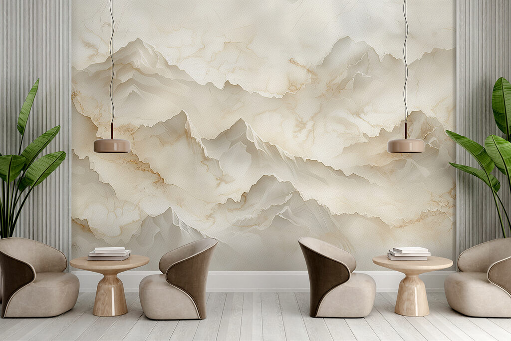 Montañas en tonos crema — interior 3