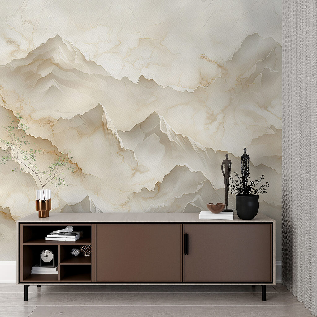 Montañas en tonos crema — interior 4