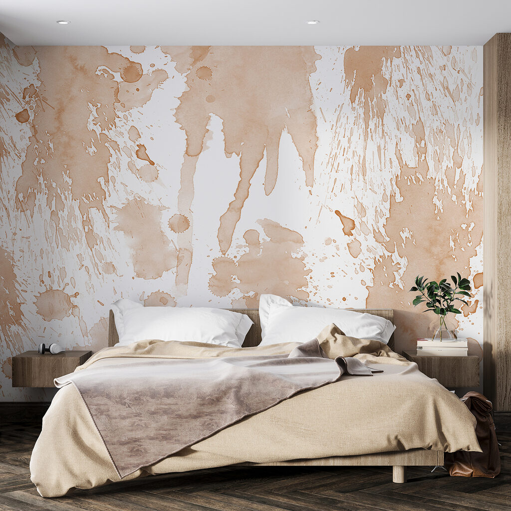 Pintura verde que gotea — interior 1