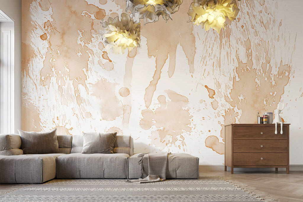 Pintura verde que gotea — interior 3