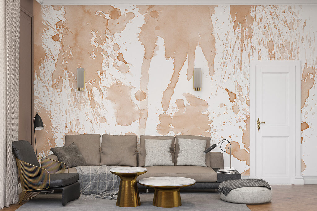 Pintura verde que gotea — interior 4