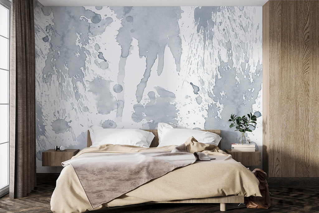 Pintura verde que gotea — interior 1