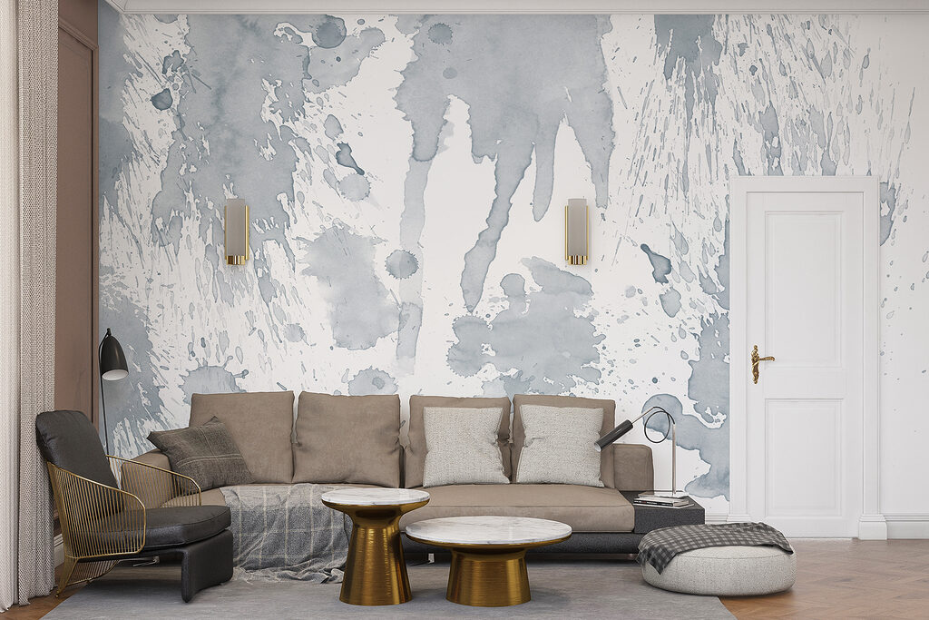 Pintura verde que gotea — interior 3
