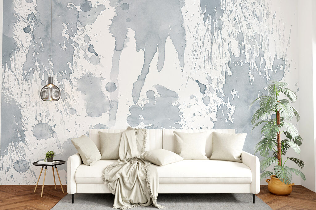 Pintura verde que gotea — interior 4