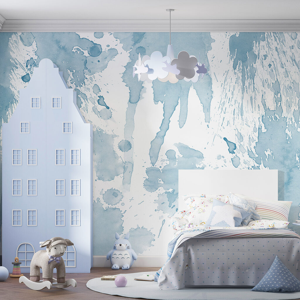 Pintura verde que gotea — interior 3