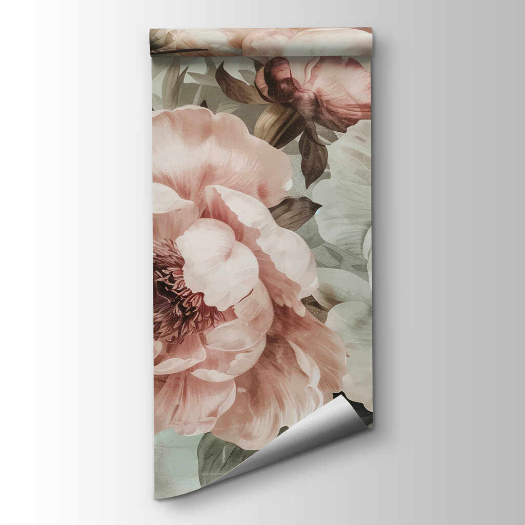 Flores en rosa apagado — vista del producto