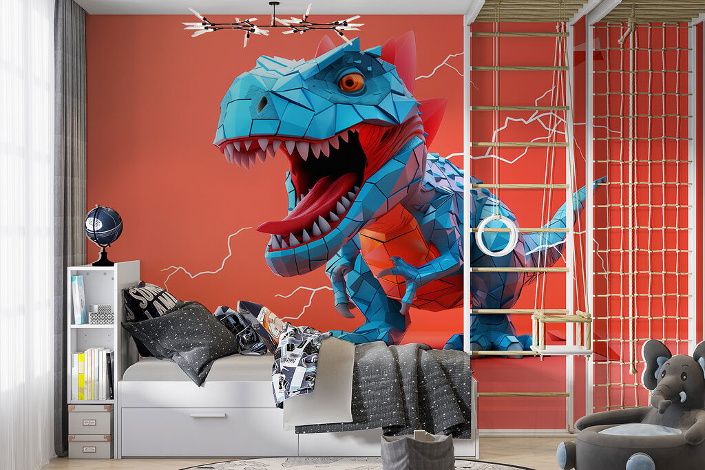 Dinosaurio azul — interior 1