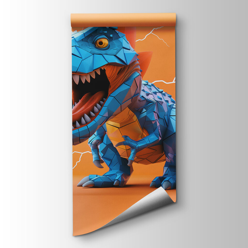 Dinosaurio azul — vista del producto