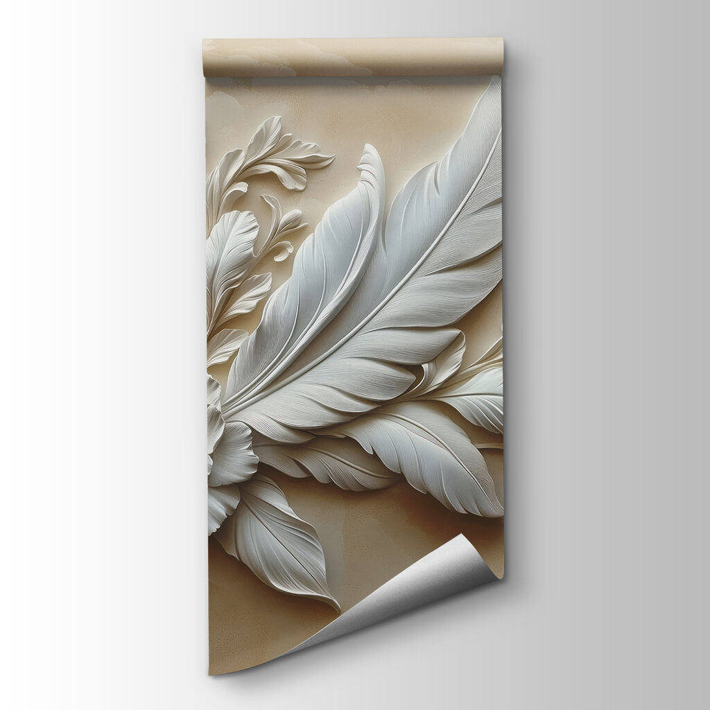 Rama diagonal con flores — vista del producto