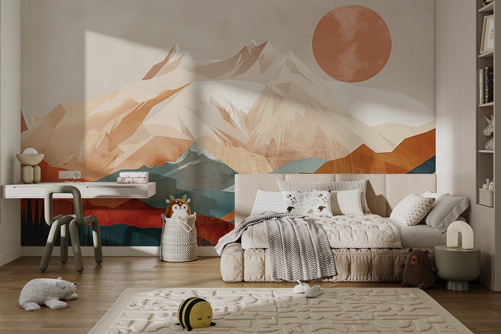 Montañas bajo sol cobrizo — interior 5