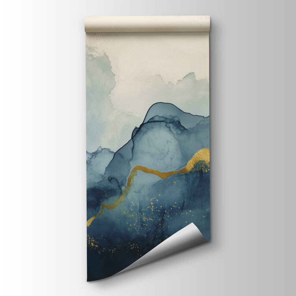 Capas abstractas con oro — vista del producto
