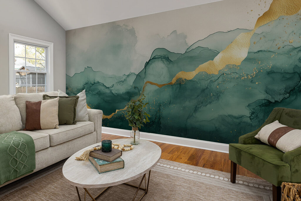 Capas abstractas con oro — interior 2
