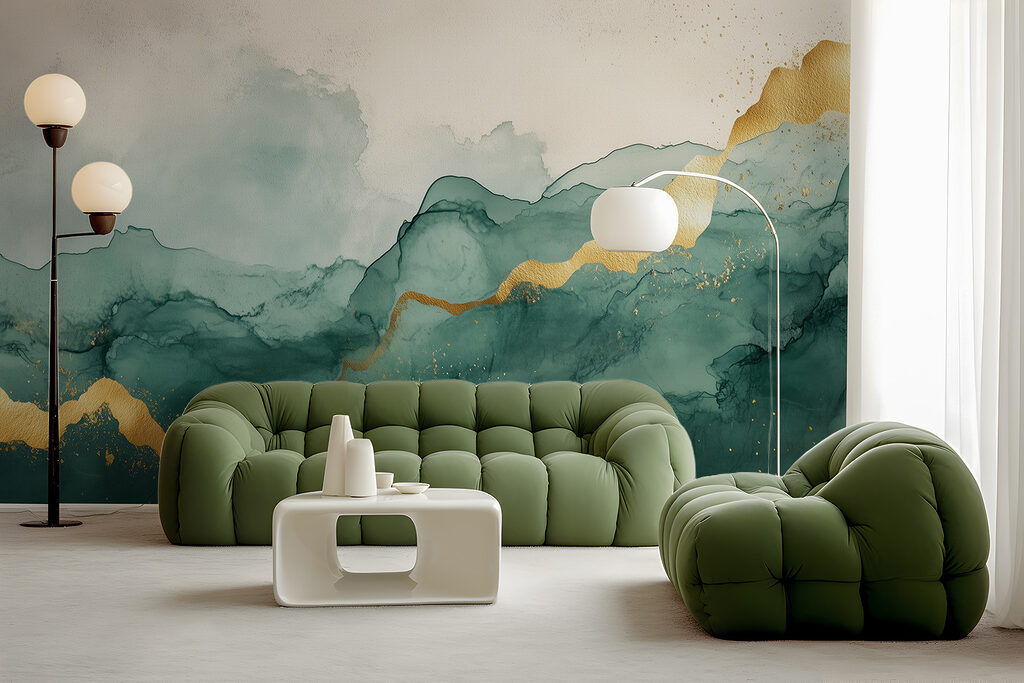 Capas abstractas con oro — interior 4