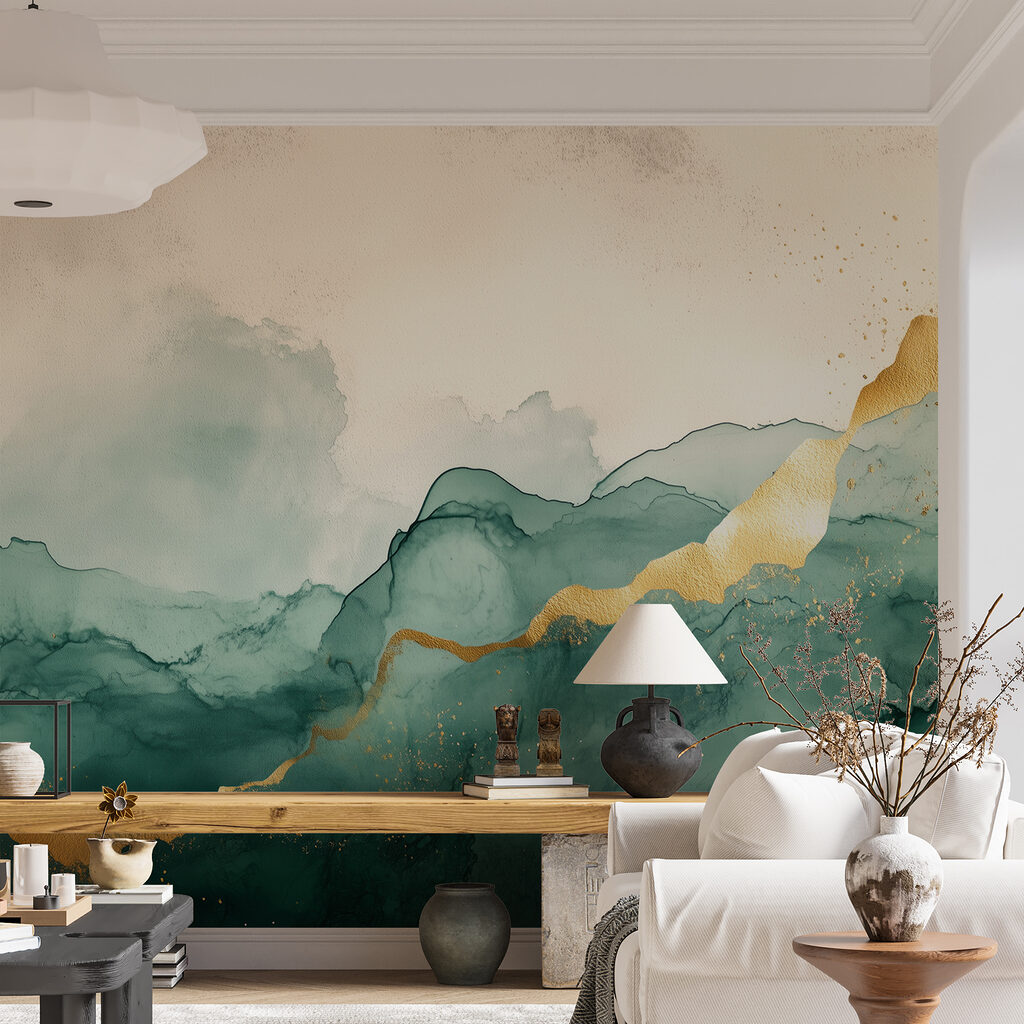 Capas abstractas con oro — interior 5
