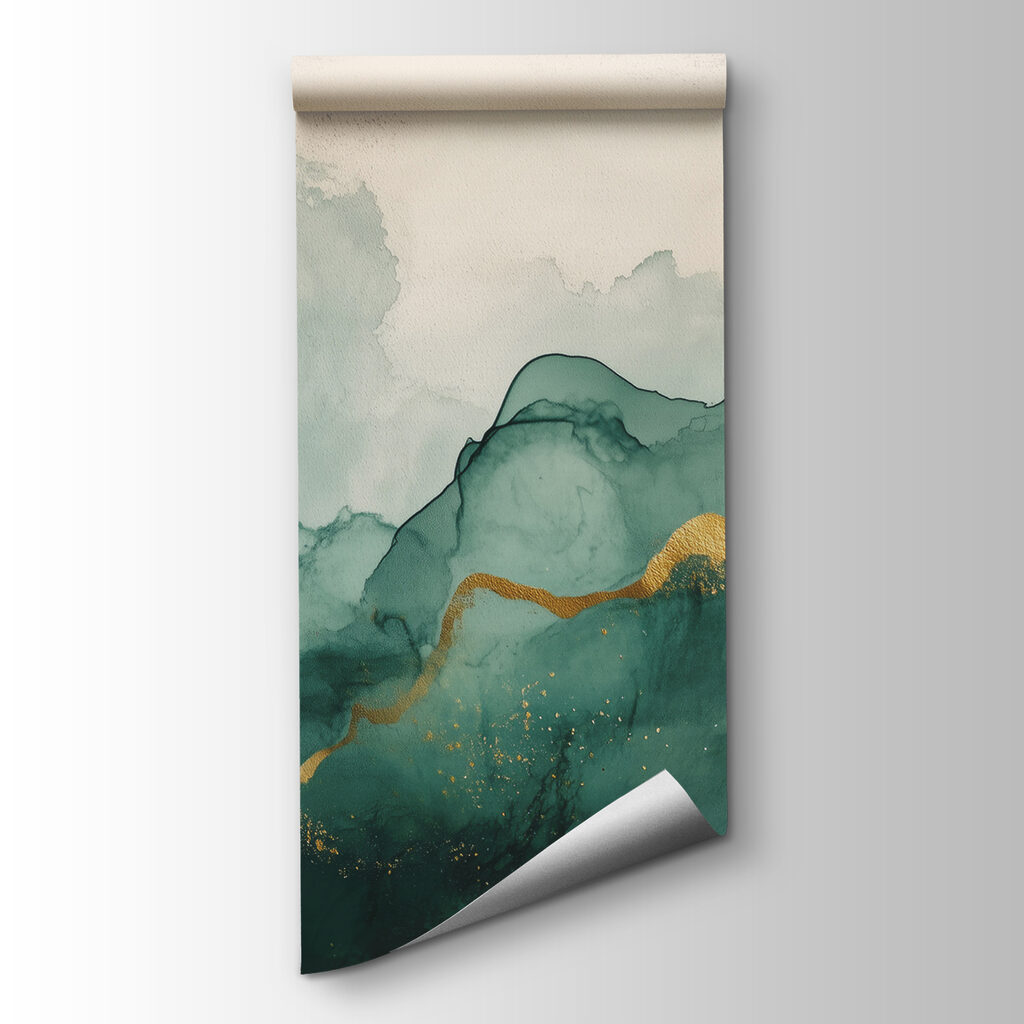 Capas abstractas con oro — vista del producto
