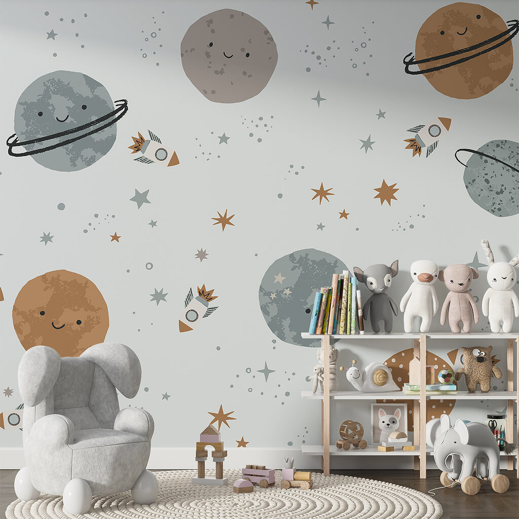 Planetas amigables en azul — interior 1
