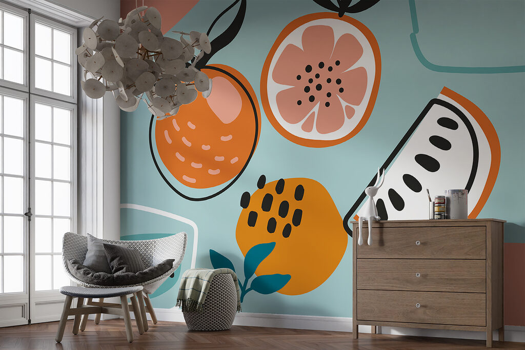 Frutas de dibujo juguetón — interior 2